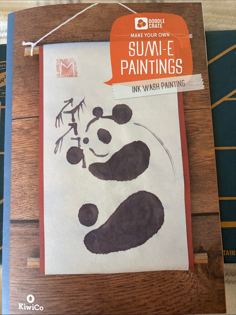 KiwiCo Doodle Crate Sumi-e Paintings-ink wash painting